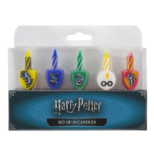 Harry Potter Kuchenkerzen 10er-Pack Logos