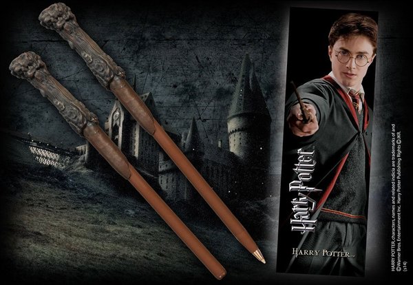 Harry Potter Kugelschreiber & Lesezeichen Harry Potter