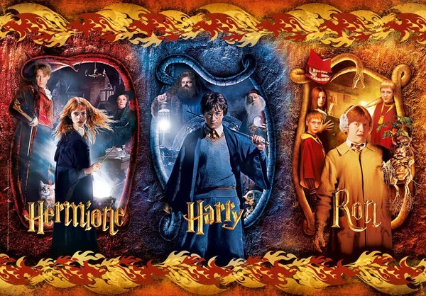 Harry Potter Super Color Puzzle Harry, Ron & Hermine