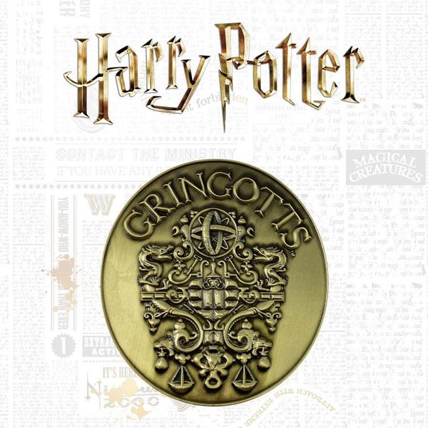 Harry Potter Medaille Gringotts Crest Limited Edition