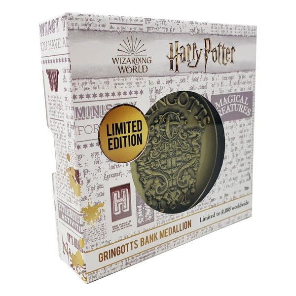 Harry Potter Medaille Gringotts Crest Limited Edition