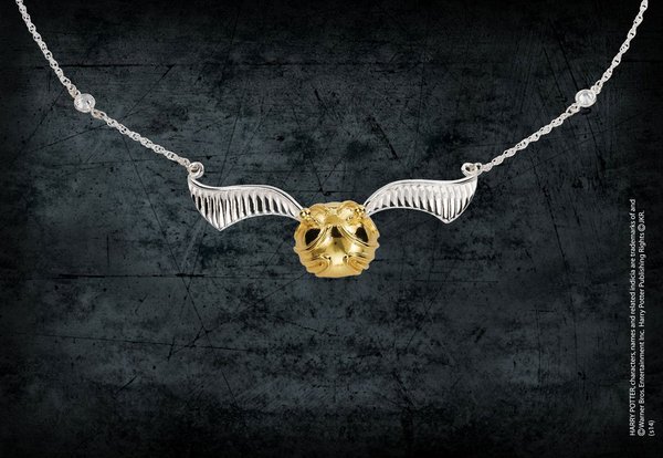 Harry Potter Halskette mit Anhänger Der Goldene Schnatz