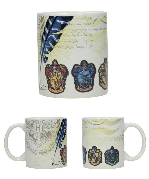 Harry Potter House Emblems White Tasse
