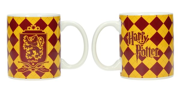 Harry Potter Gryffindor Ceramic White Tasse