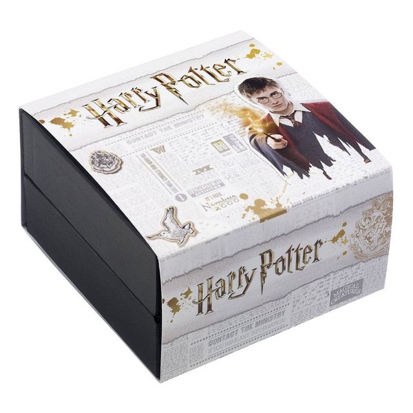 Harry Potter x Swarovski Ohrringe Goldener Schnatz (Sterling Silber)