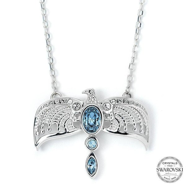 Harry Potter x Swarovski Halskette & Anhänger Diadem (Sterling Silber)