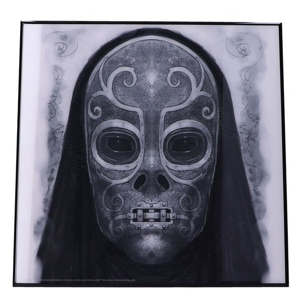 Harry Potter Crystal Clear Picture Wanddekoration Death Eater Mask 32 x 32 cm