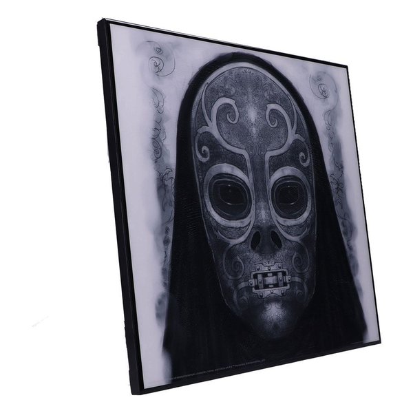 Harry Potter Crystal Clear Picture Wanddekoration Death Eater Mask 32 x 32 cm