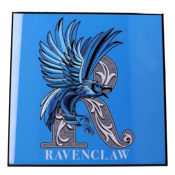 Harry Potter Crystal Clear Picture Wanddekoration Ravenclaw 32 x 32 cm