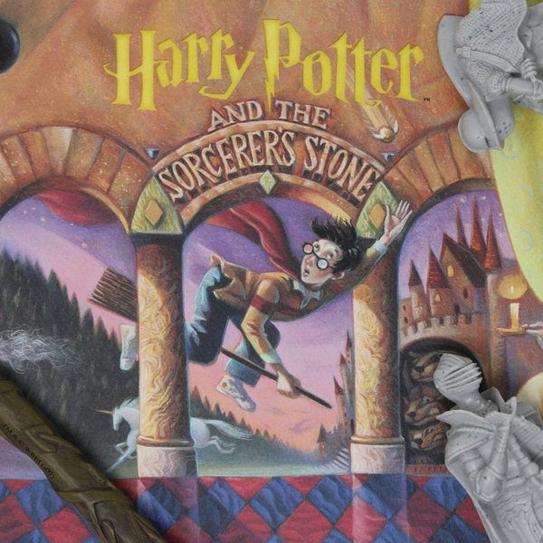 Harry Potter Kunstdruck Philosopher's Stone Book Cover Artwork Limited Edition 42 x 30 cm