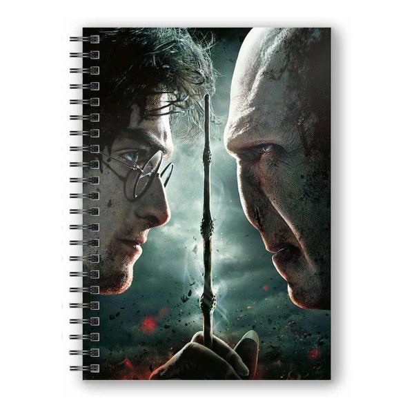Harry Potter Notizbuch mit 3D-Effekt Harry Potter vs. Voldemort