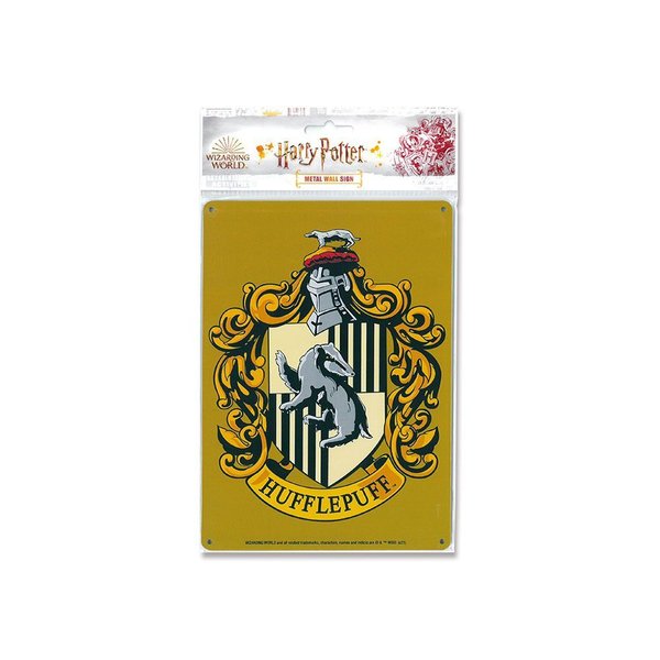 Harry Potter Blechschild Hufflepuff 15 x 21 cm