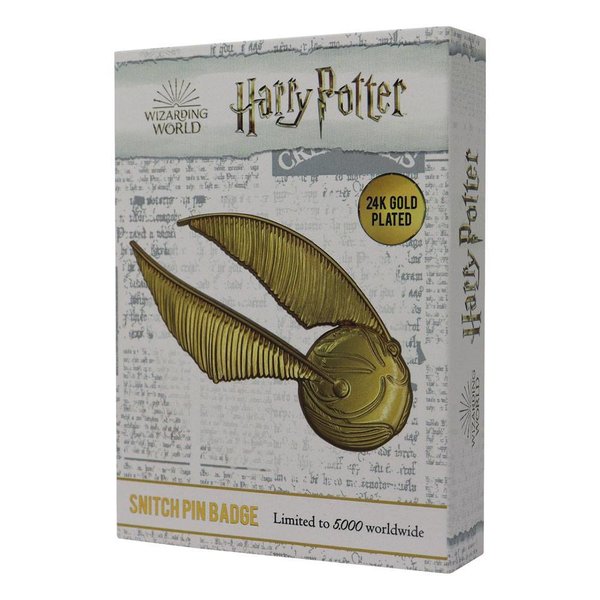 Harry Potter XL Premium Ansteck-Pin Oversized Snitch (vergoldet)