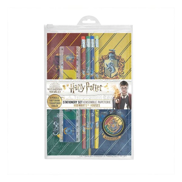 Harry Potter Schreibset 6-teilig Hogwarts Houses