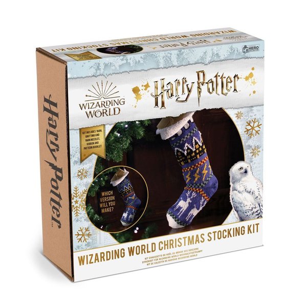 Harry Potter Strick Set Weihnachtssocke Hogwarts