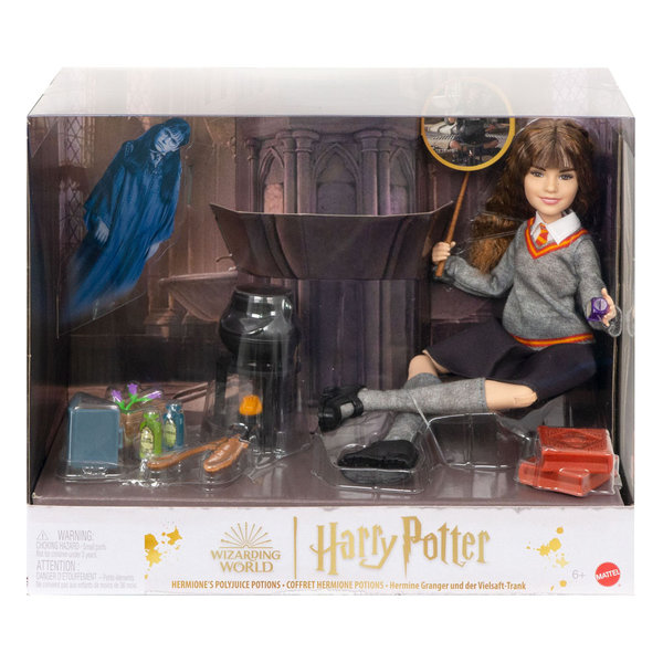 Harry Potter Playset mit Puppe Hermine Granger und der Vielsaft-Trank