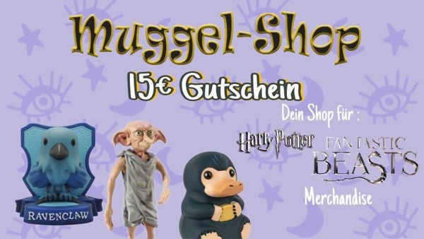 Muggel-Shop Gutschein - 15 Euro