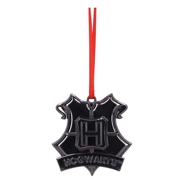 Harry Potter Christbaumanhänger Hogwarts Crest (Silver) 6 cm